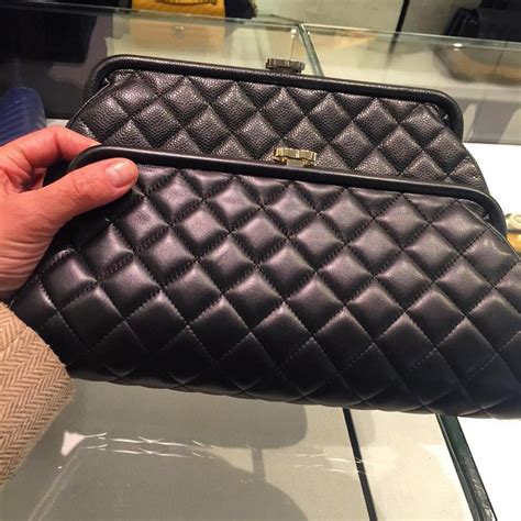 chanel cosmetic clutch bag|Chanel vintage clutch.